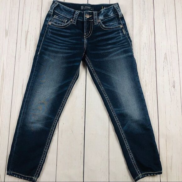 Silver Suki Mid Capri Jeans Size 25/L24 - Picture 3 of 9